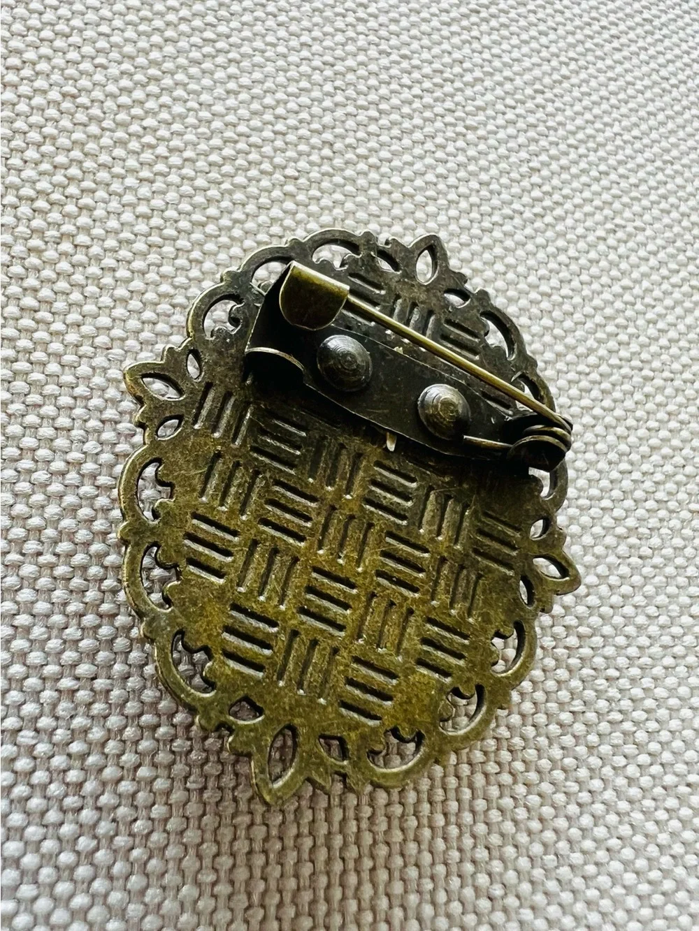 Haunted House Cameo Brooch
